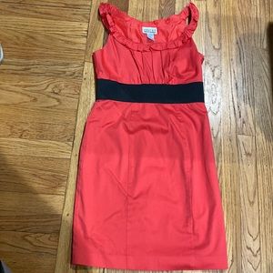 Red puppy color dress